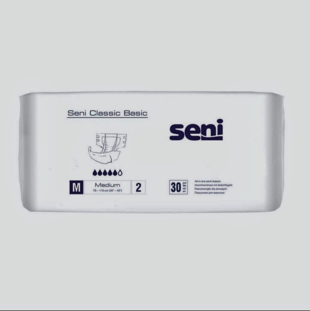 Seni Classic Basic Inkontinenzhose, Größe
M-XL - 30 Stück - M | Packung (30 Stück)