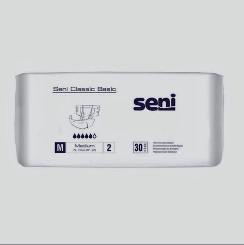 Seni Classic Basic Inkontinenzhose, Größe
M-XL - 30 Stück - M | Packung (30 Stück)